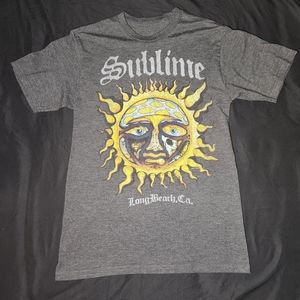 Sublime Sun Logo Graphic T-Shirt Short Sleeve 40oz to Freedom Unisex Small